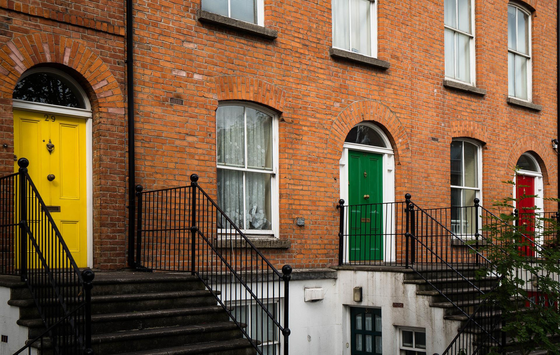 Dublin is famous for its colourful doors